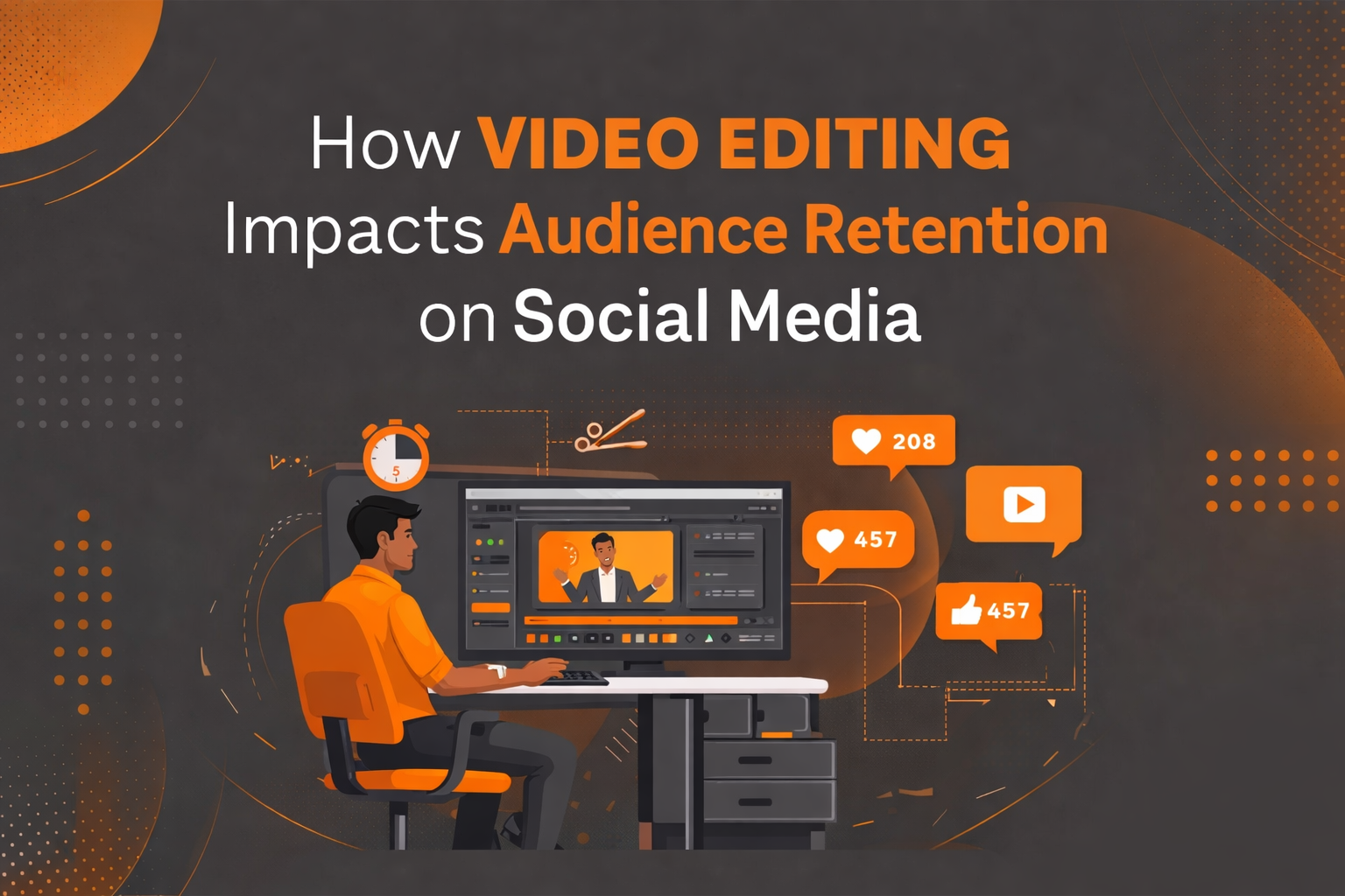 Video Editing Impacts Audience Retention on Social Media